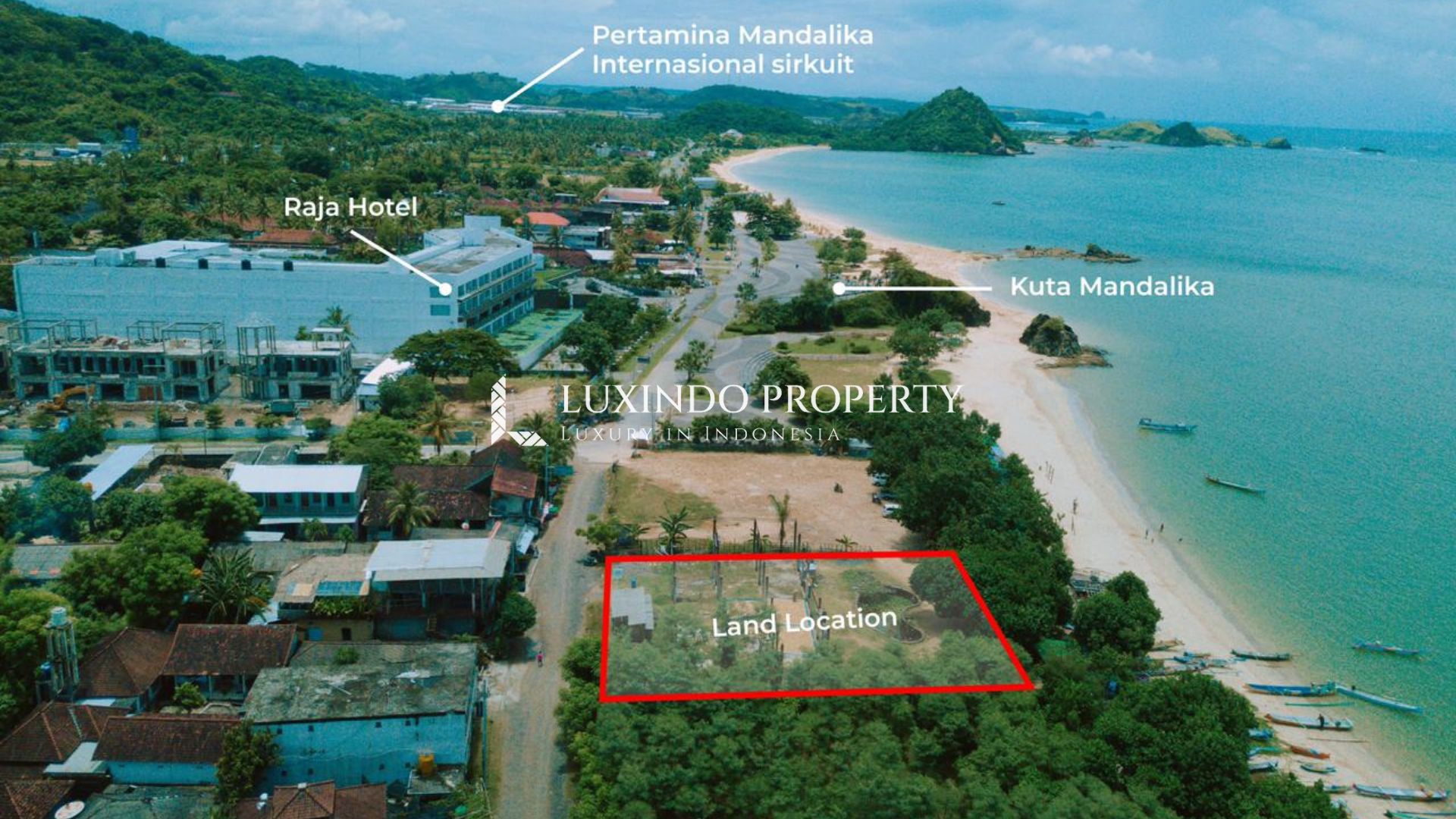LOMBOK – PRIME BEACHFRONT NEXT TO KUTA MANDALIKA FOR SALE (FHL454)